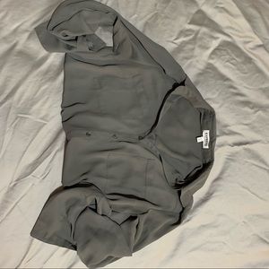 Express Medium Portofino Shirt- Grey